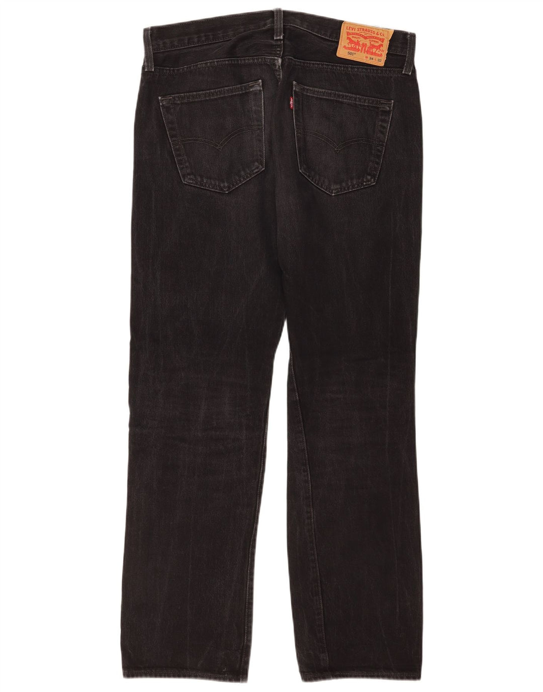 Levi's Uomo 501 Jeans dritti W34 L32 Cotone Nero