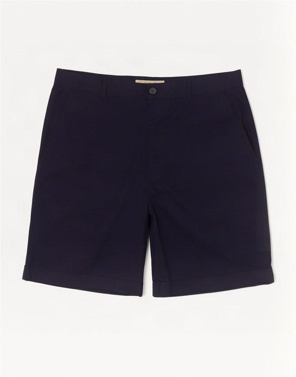 Pantaloncini chino vintage da uomo IT 50 Large W34 in cotone blu navy