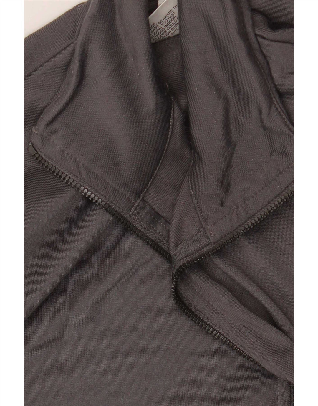 Giacca da ginnastica da uomo Adidas grande in poliestere grigio