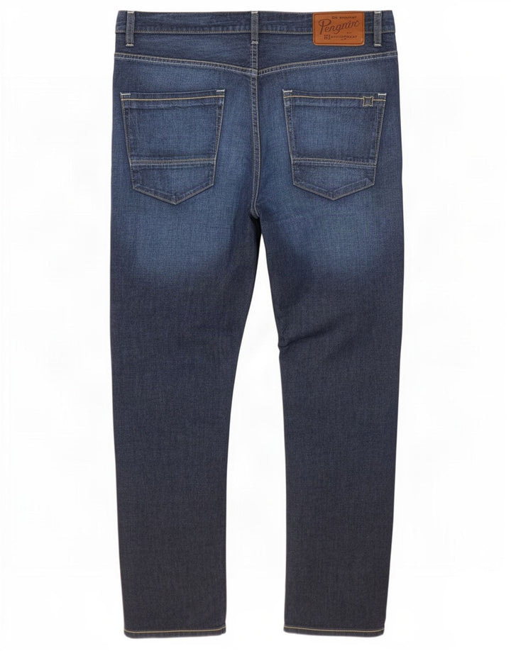 Jeans slim da uomo Penguin W36 L34 cotone blu