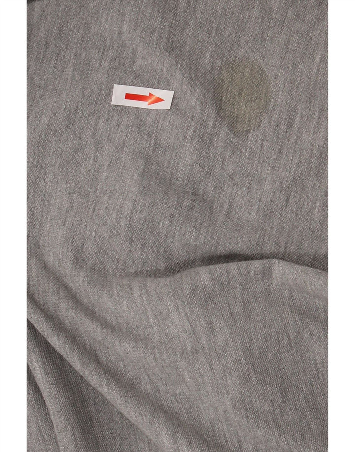 Polo da uomo Jack & Jones 6XL cotone grigio