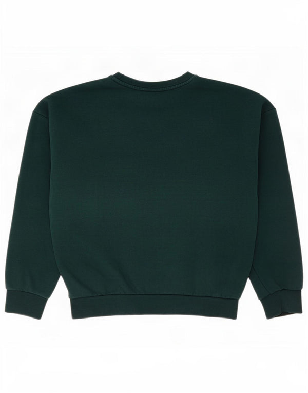 Adidas Felpa per bambina 9-10 anni Cotone verde