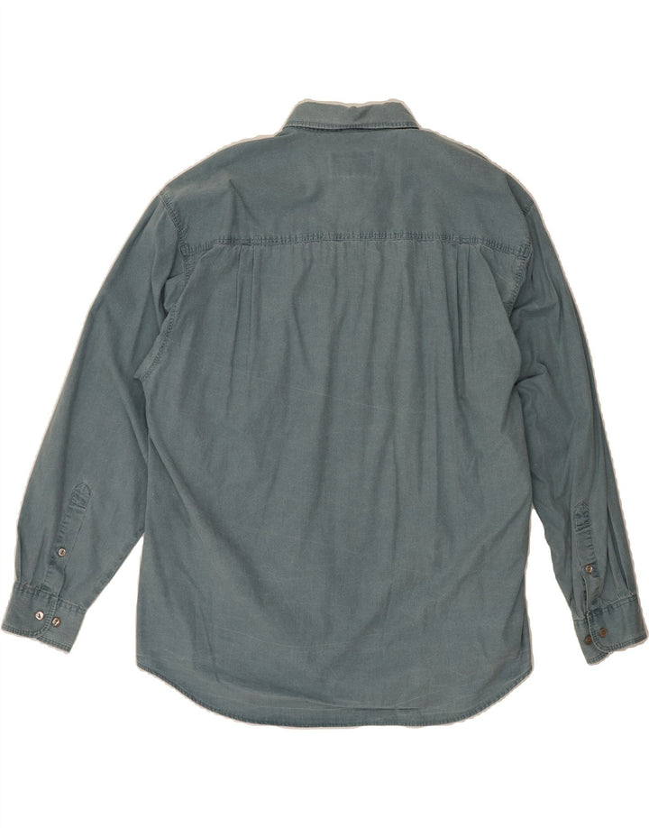 CEDARWOOD STATE Mens Shirt XL Blue Cotton Vintage Cedarwood State and Second-Hand Cedarwood State from Messina Hembry 