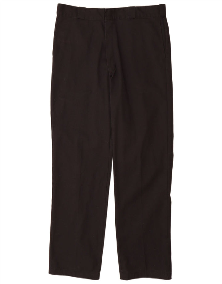 DICKIES Pantaloni chino dritti dalla vestibilità originale 874 da uomo W36 L34 neri