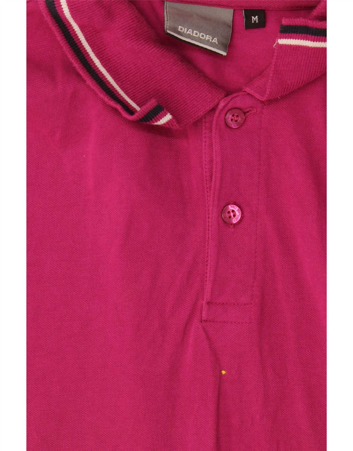 Polo Uomo Diadora Cotone Rosa Medio