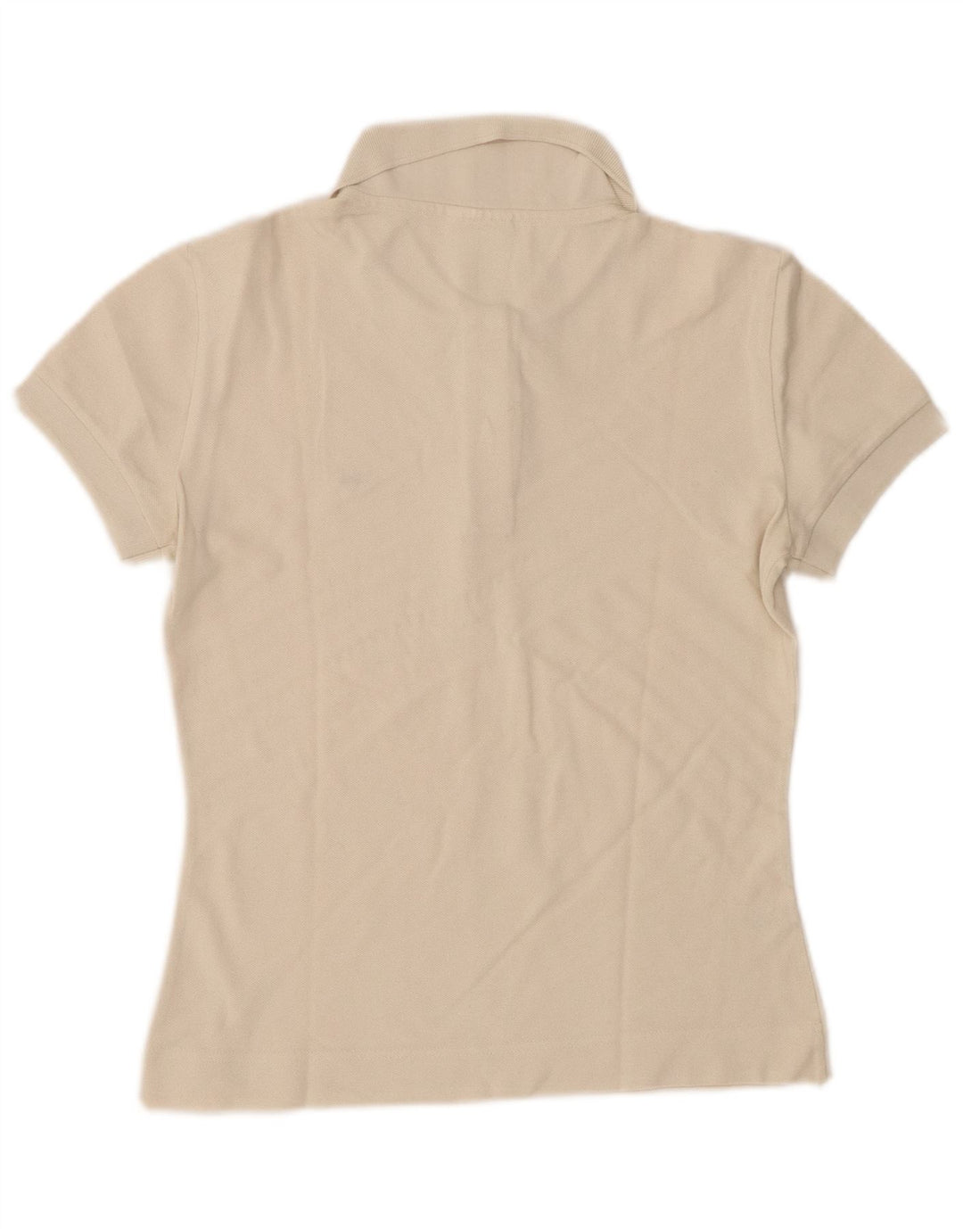 Polo da donna LACOSTE taglia 38 cotone bianco medio