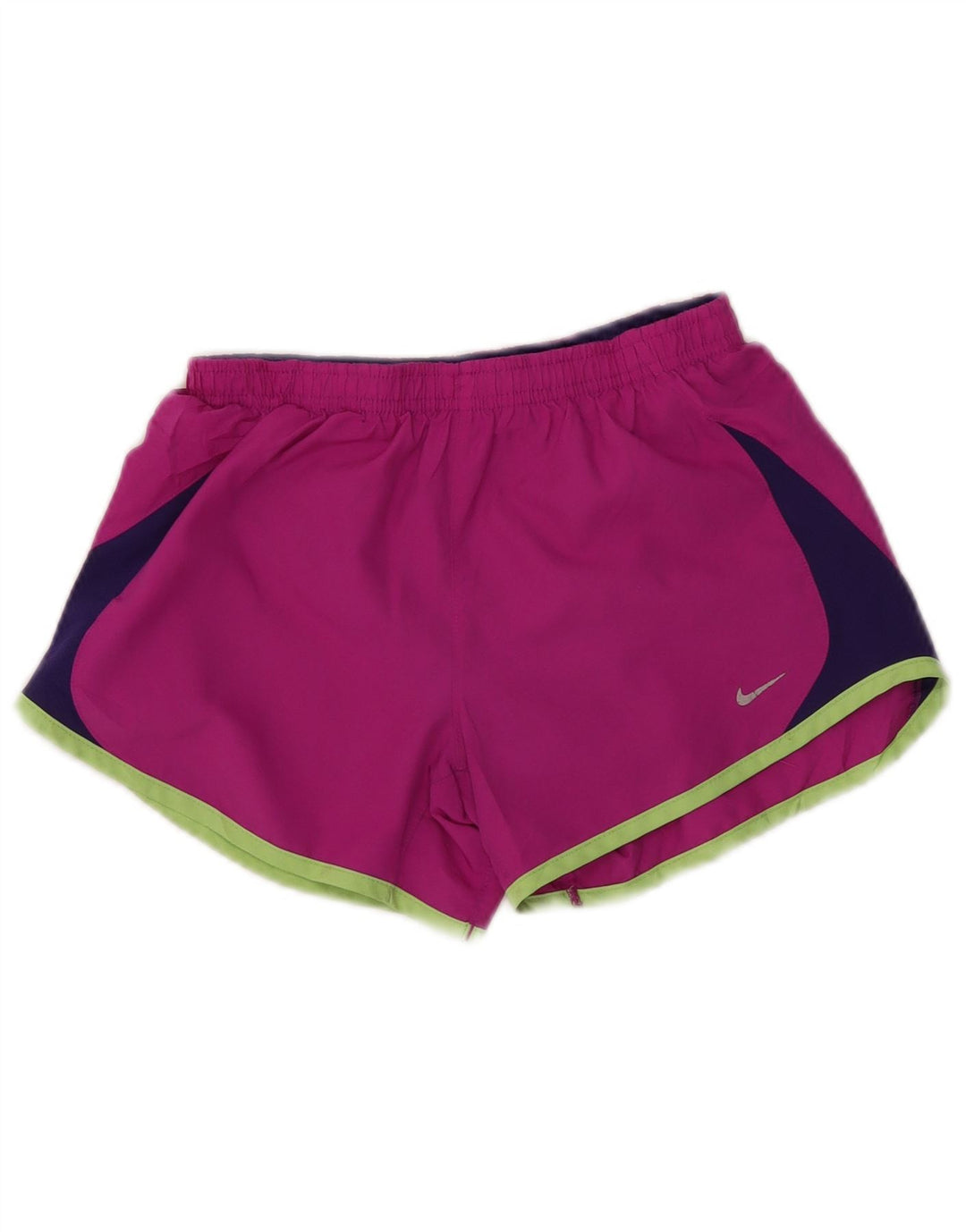 Pantaloncini sportivi Nike da donna UK 12 poliestere color block rosa medio