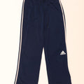 Pantaloni da tuta da uomo Adidas medi in poliestere blu navy