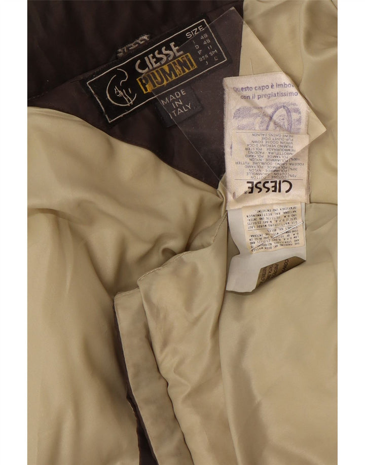 Ciesse Piumini Giacca Imbottita da Uomo Loose Fit IT 48 Small Marrone Cotone