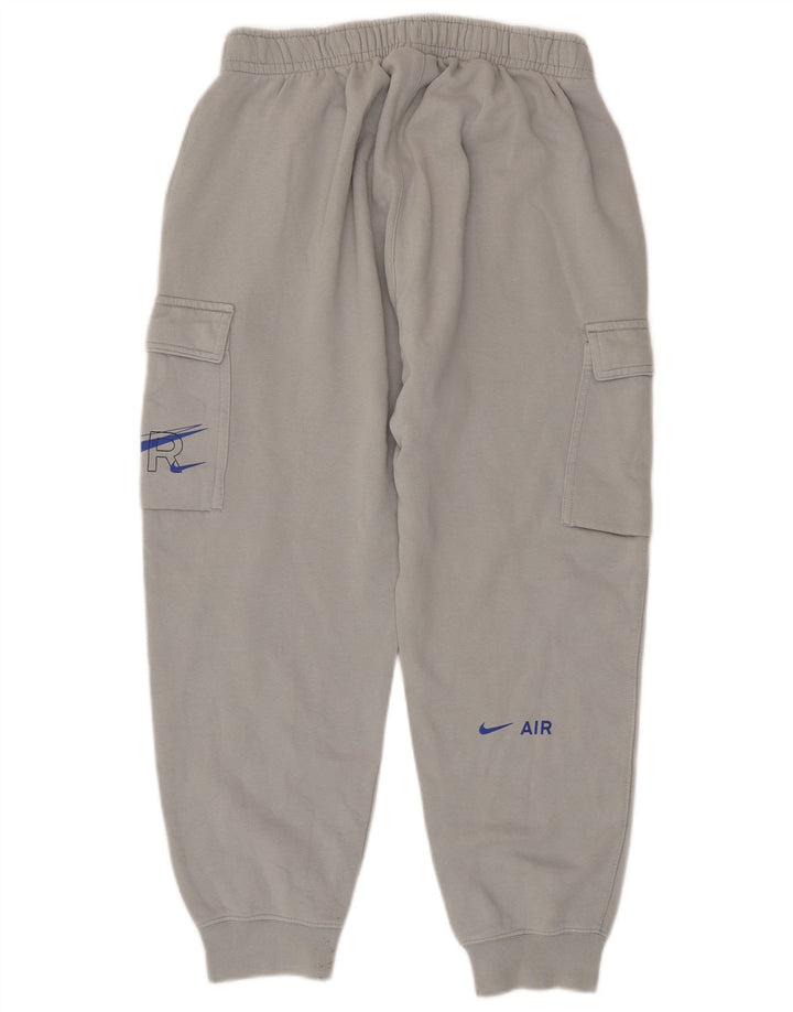 Pantaloni da tuta Nike Cargo Crop da uomo, pantaloni da jogging, cotone grigio medio