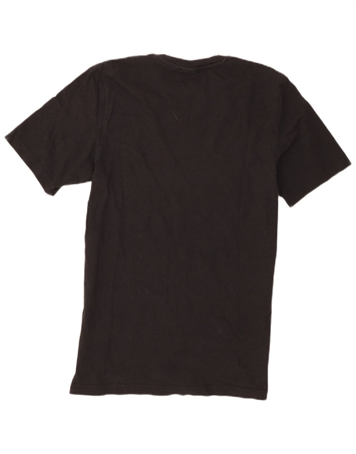 T-shirt grafica da uomo Adidas Top in cotone nero medio