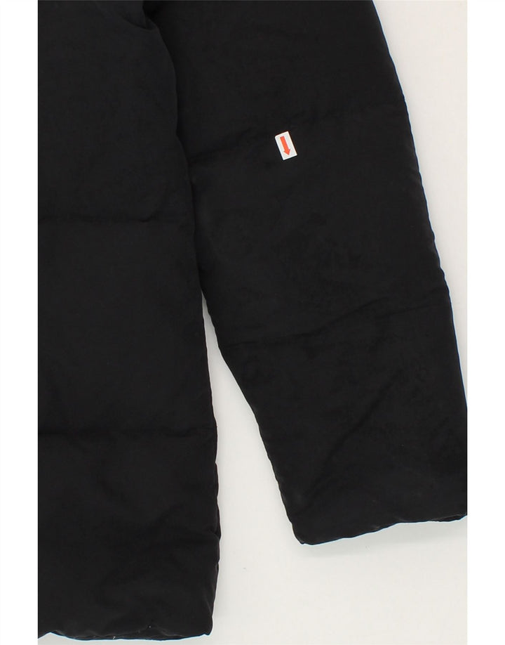 DOLOMITE Mens Padded Jacket UK 40 Large Black Nylon Vintage Dolomite and Second-Hand Dolomite from Messina Hembry 