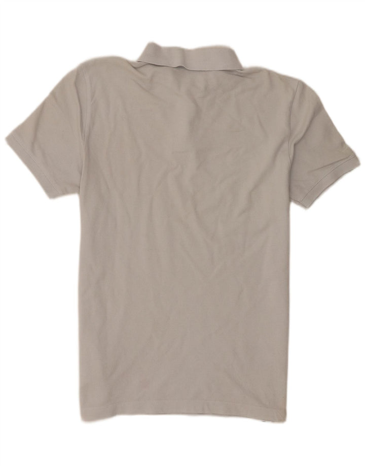 Polo da uomo Aquascutum in cotone grigio medio