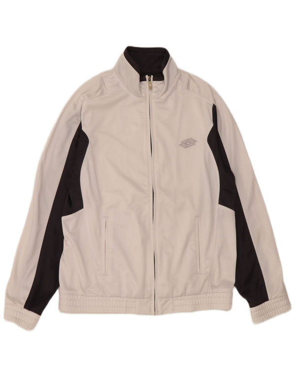 Giacca da tuta da uomo Lotto Small White Colourblock