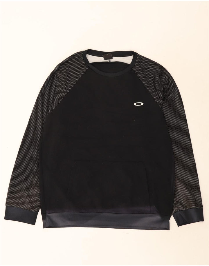 Felpa da uomo Oakley Jumper XL nera maculata