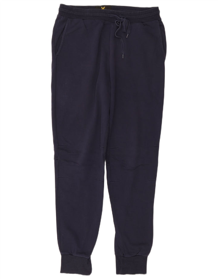 Lyle & Scott Pantaloni da tuta da uomo Joggers Large Blu Navy Cotone