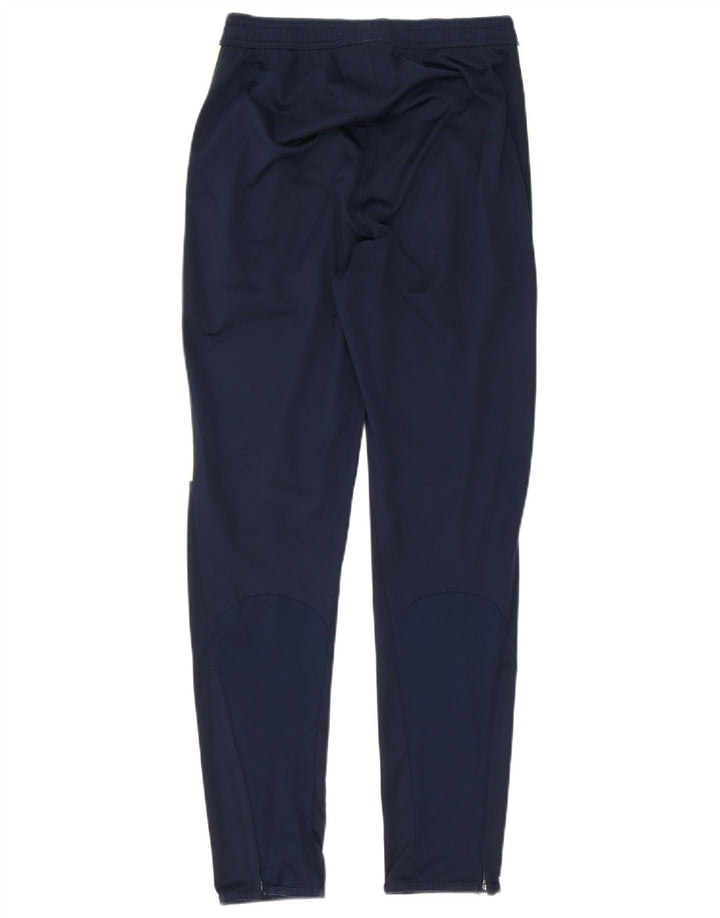 Pantaloni da tuta Nike Dri Fit da uomo, piccoli, in poliestere color block blu navy