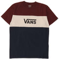 T-shirt grafica da uomo Vans Top Small in cotone color block multicolore