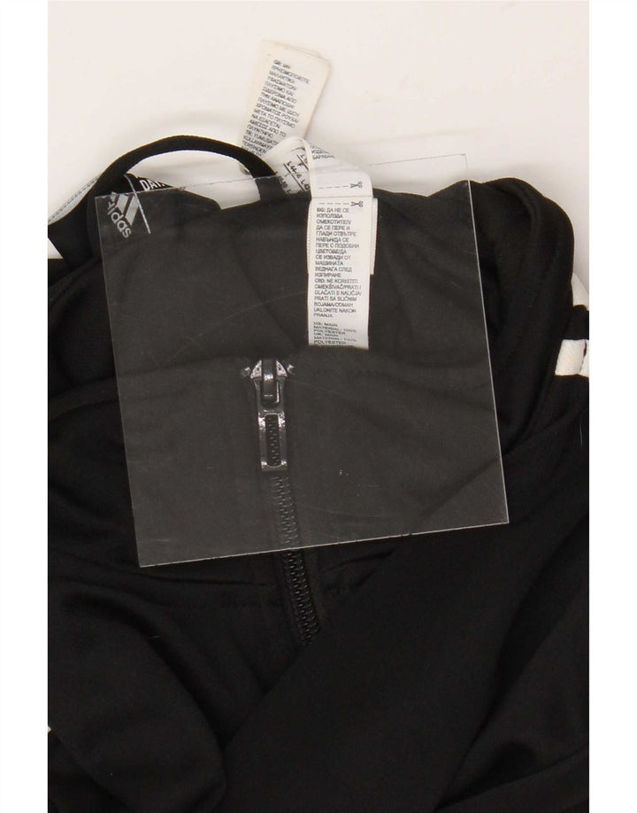 Giacca da tuta da donna Adidas UK 16/18 Large Nero Poliestere