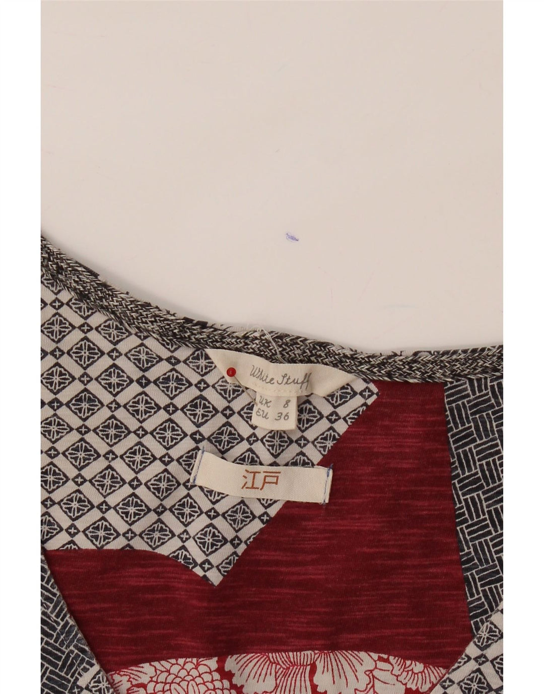 WHITE STUFF Womens Basic Dress UK 8 Small Multicoloured Patchwork Vintage White Stuff and Second-Hand White Stuff from Messina Hembry 