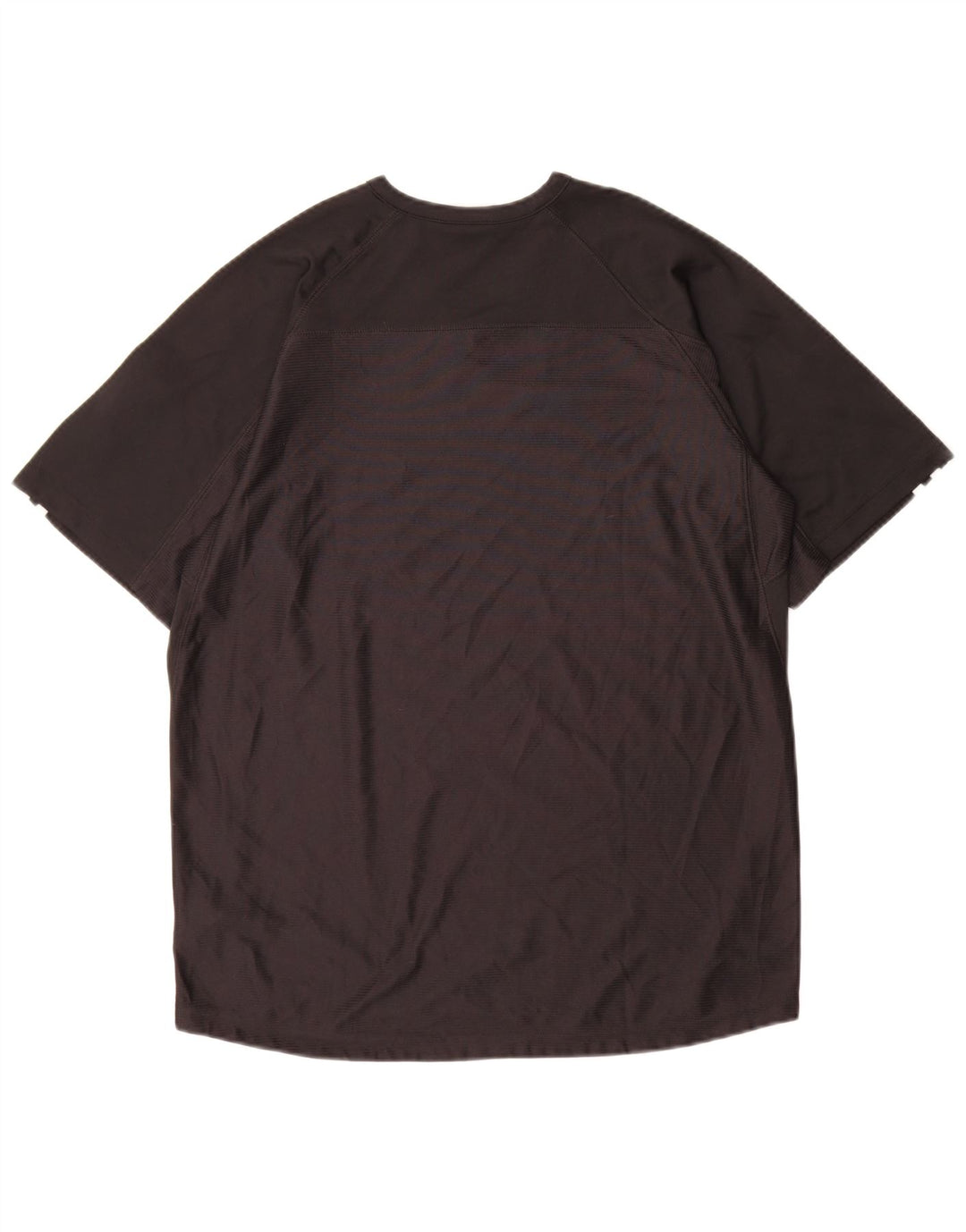 T-shirt Adidas Climacool da uomo Top in poliestere color block medio nero