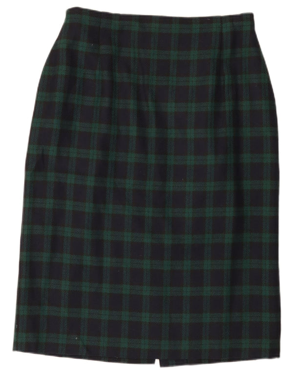 Gonna a tubino St. Michael da donna Marks & Spencer W30 medio blu navy a quadri