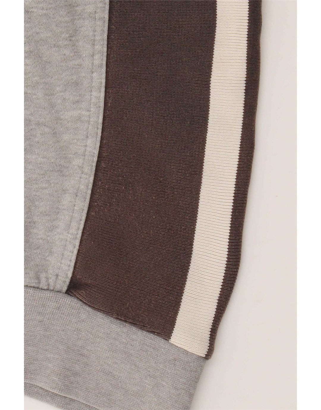 Felpa da uomo Nike Maglione grande in cotone color block grigio