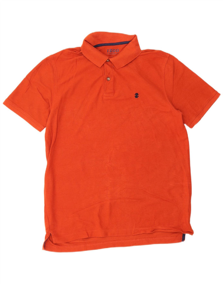Polo da uomo IZOD grande in cotone arancione