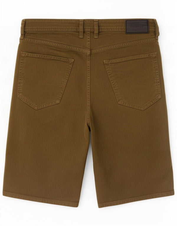 Pantaloncini di jeans Keeshort da uomo Diesel W33 cotone kaki medio