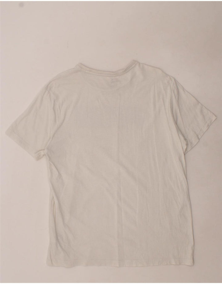 PUMA Mens Graphic T-Shirt Top XL White Cotton Vintage Puma and Second-Hand Puma from Messina Hembry 