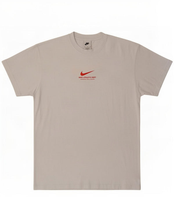 T-shirt grafica da uomo Nike Top in cotone bianco medio