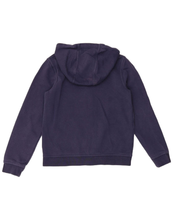 Felpa con cappuccio e zip Nike per ragazzi, 12-13 anni, grande, in cotone blu navy, sportiva