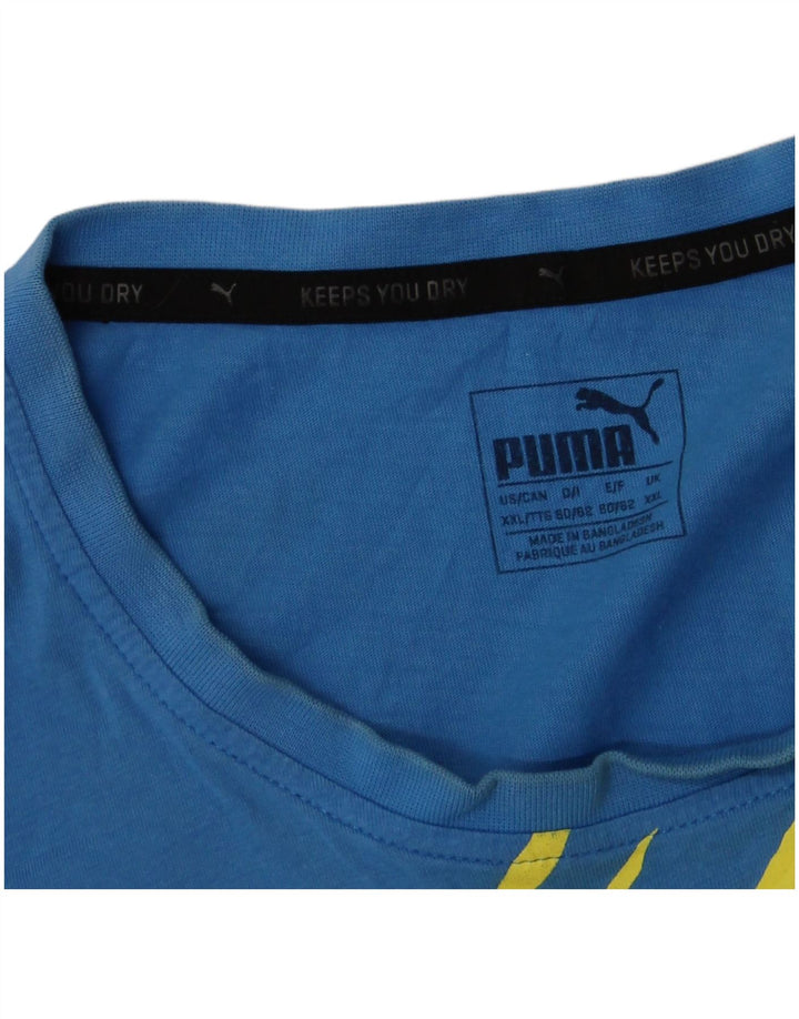 Maglietta grafica da uomo Puma Top 2XL Blu