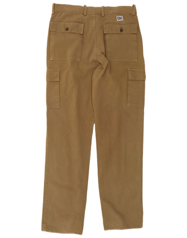 Pantaloni cargo dritti da uomo Carrera W36 L33 in cotone beige