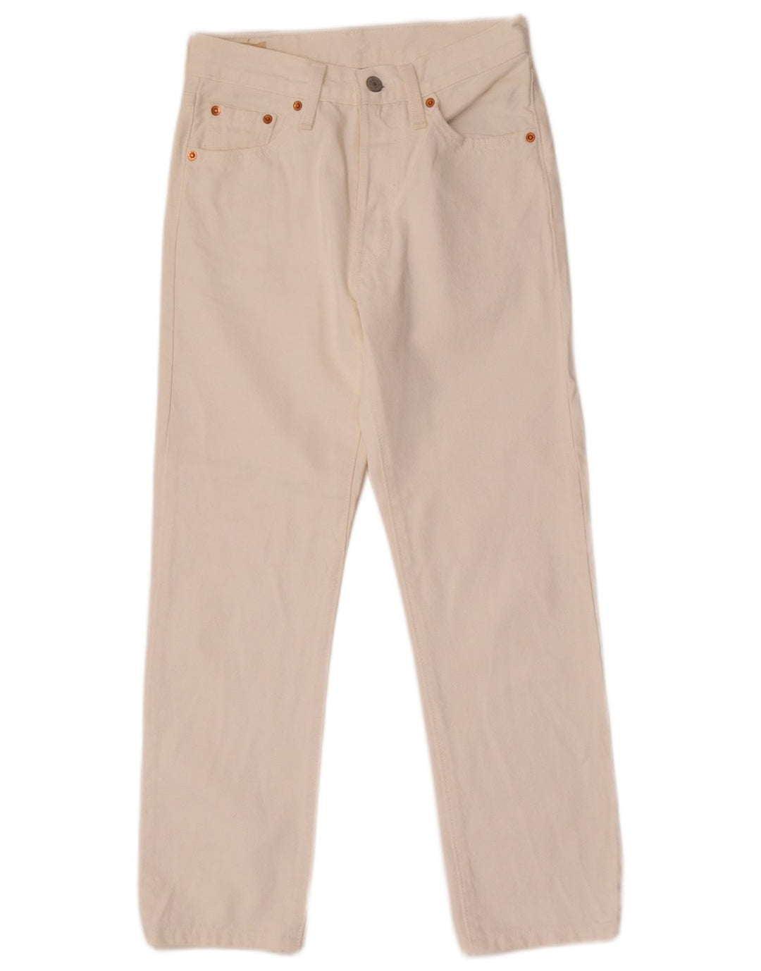 Jeans dritti Levi's 501 da donna W26 L26 bianchi
