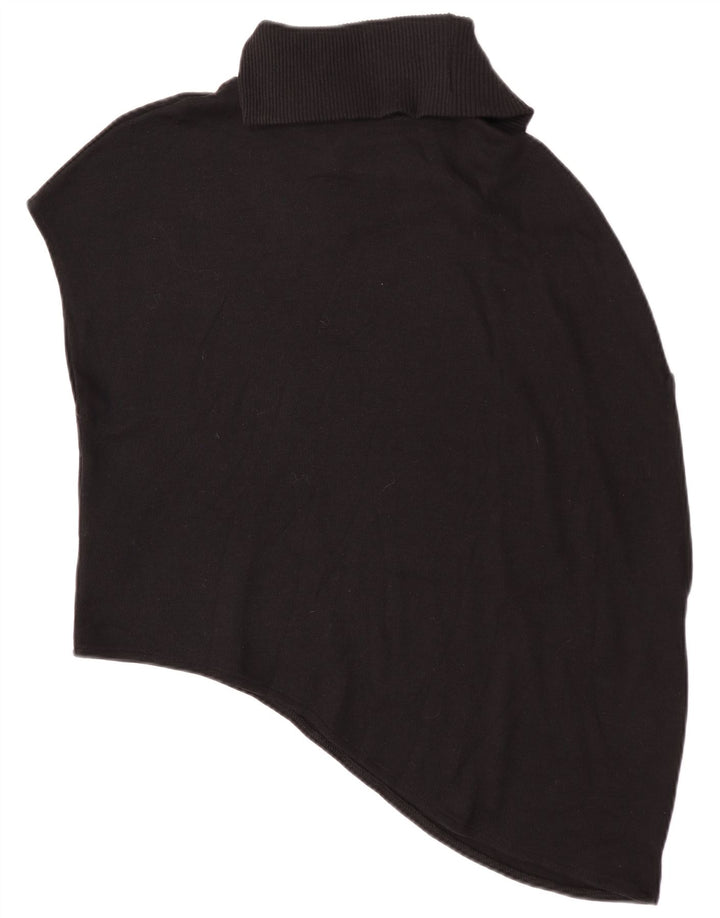 Canotta oversize asimmetrica da donna Zara UK 10 piccola in poliestere nero