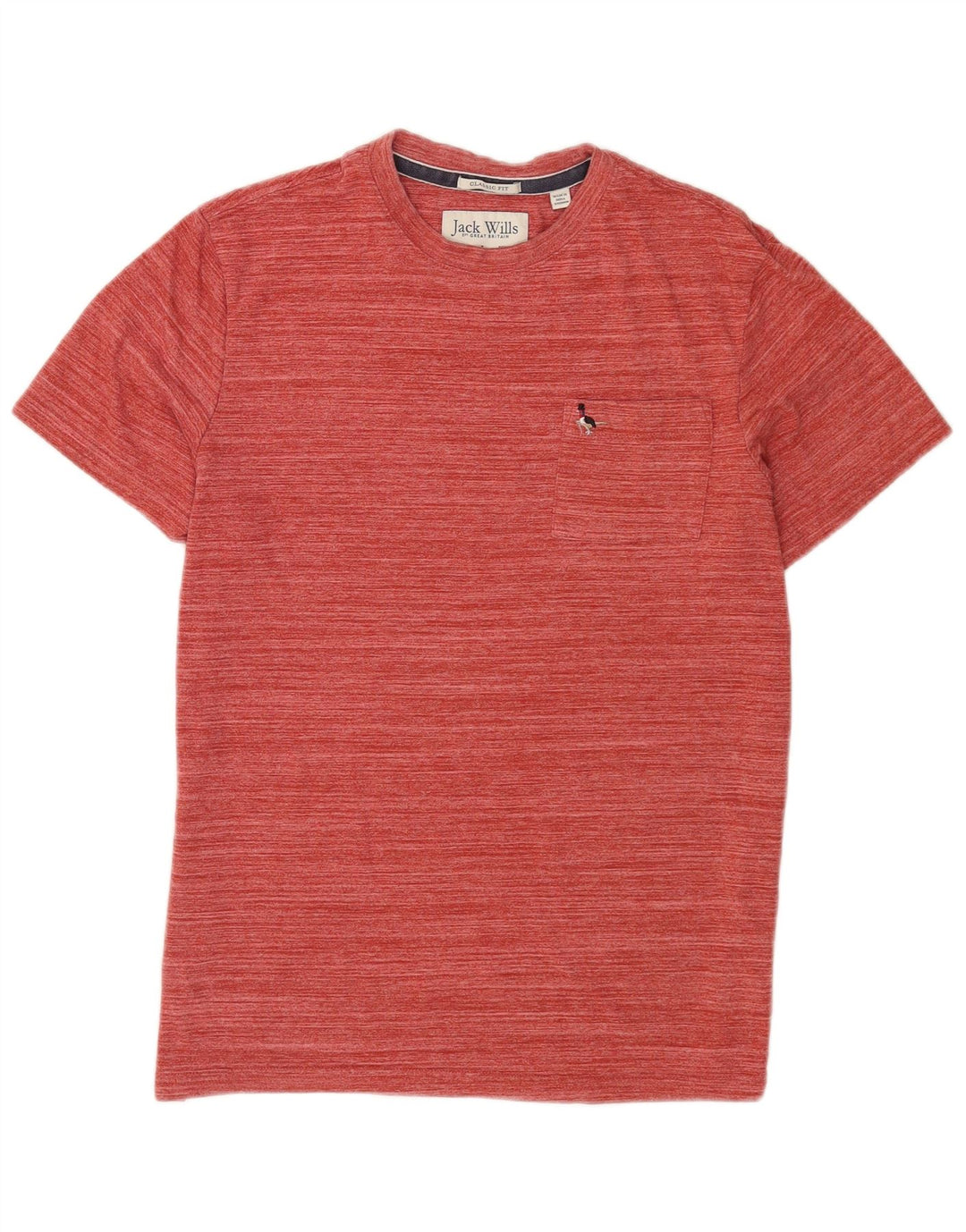 T-shirt da uomo Jack Wills Top in cotone a righe marrone medio