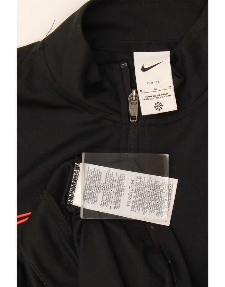 Giacca superiore della tuta da uomo Nike Dri Fit, poliestere nero medio