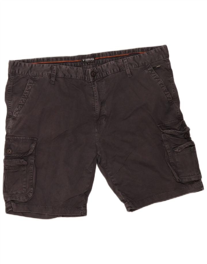 Pantaloncini cargo da uomo Brugi IT 58 4XL W42 Grigi