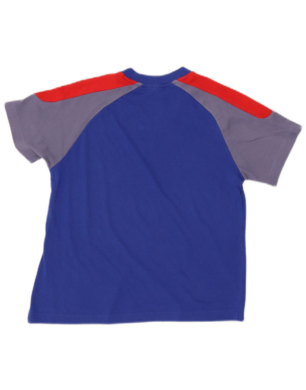 T-shirt grafica ADIDAS Primegreen da donna UK 8/10 piccola blu