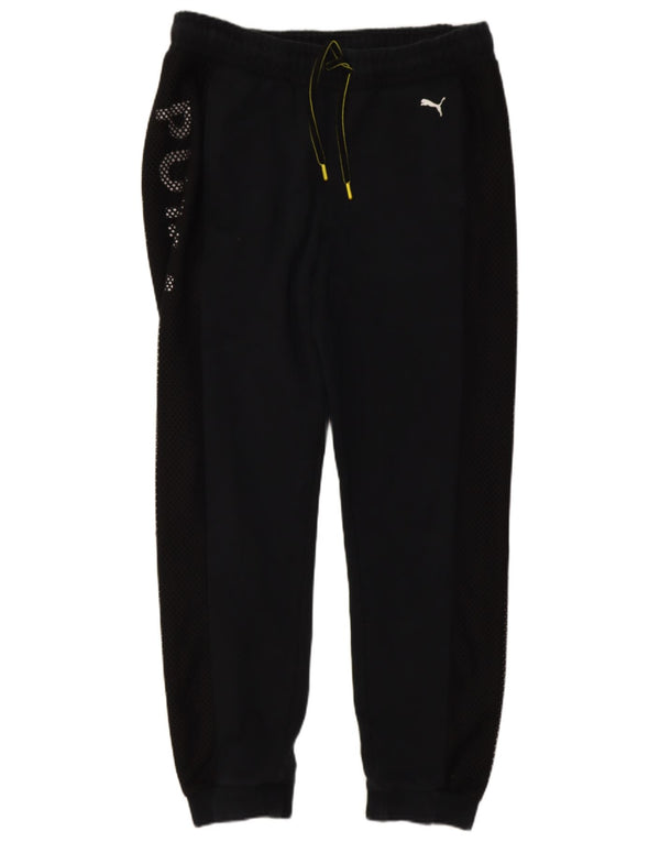 Puma Pantaloni da tuta con grafica da donna Joggers UK 14 Large Nero