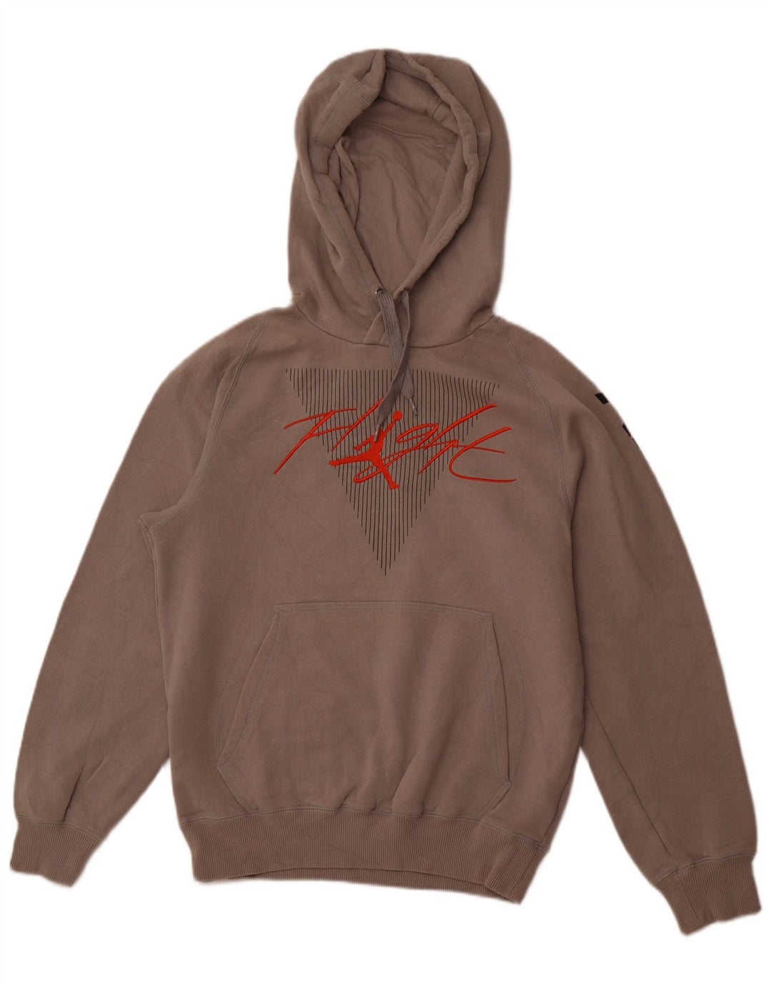 Felpa con cappuccio grafica da uomo JORDAN piccola in cotone grigio