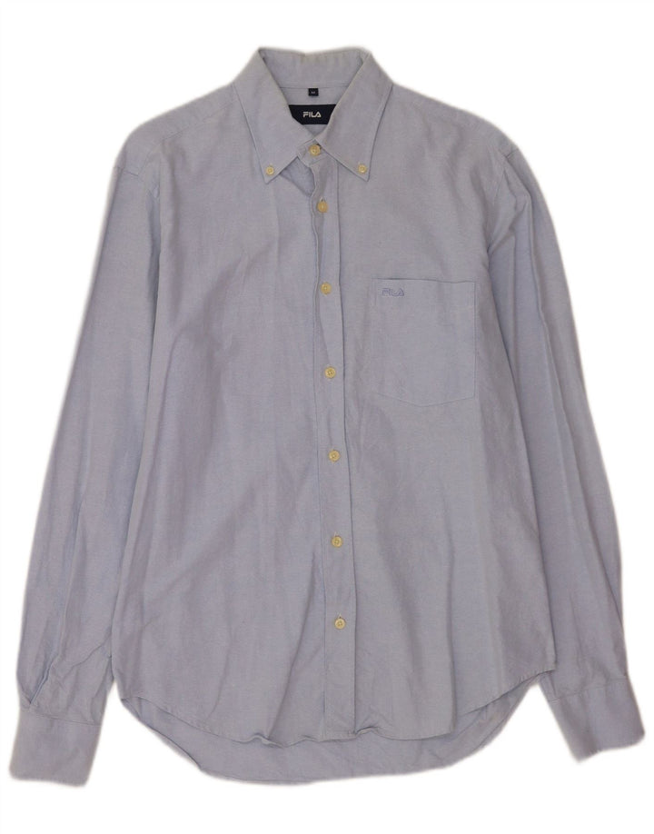 Camicia Fila Uomo Cotone Blu Medio