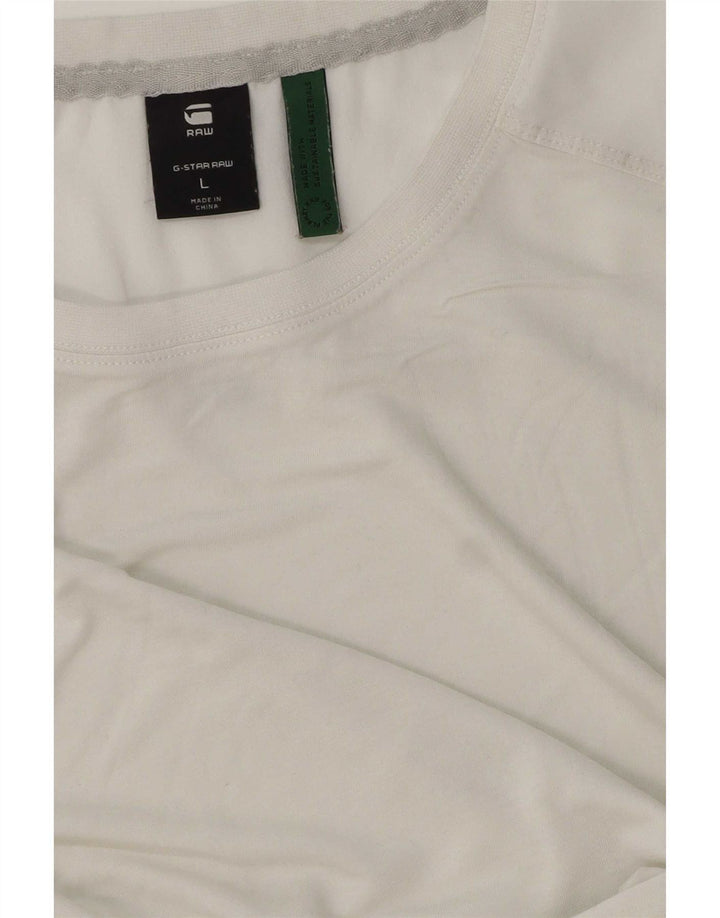 T-shirt da uomo G-Star Top grande bianca
