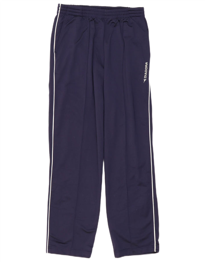 DIADORA Pantaloni da tuta da uomo UK 38 Medium Blu Navy Poliestere