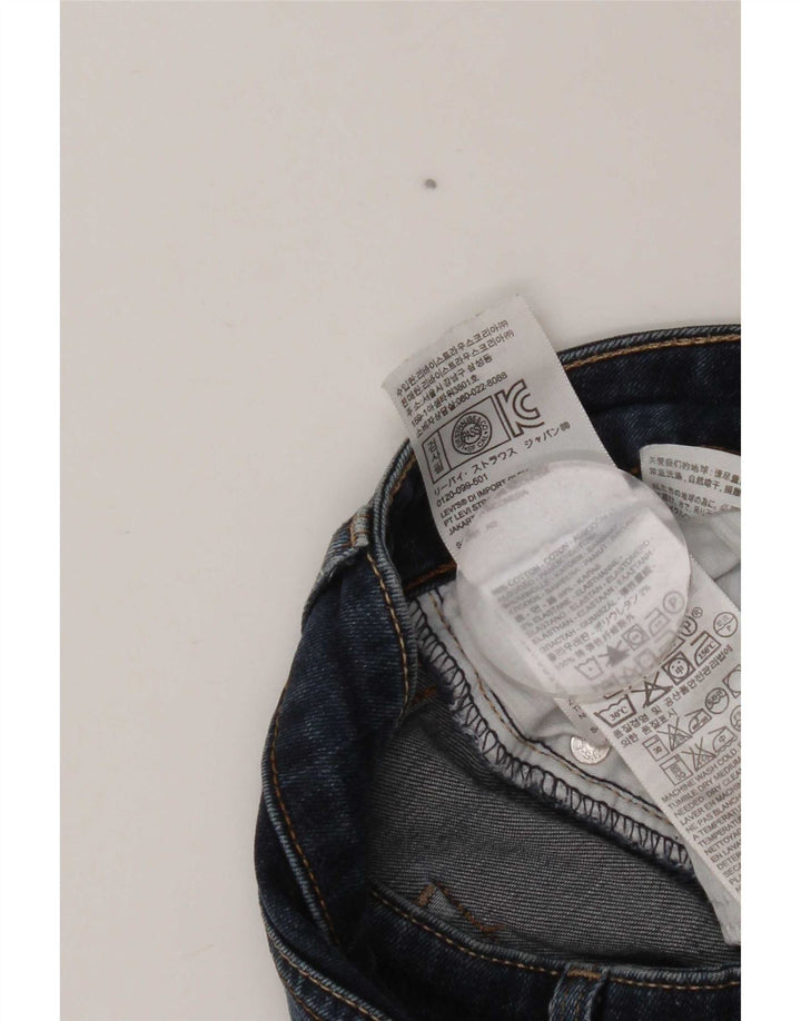 Pantaloncini di jeans Bold Curve da donna Levi's W28 cotone blu navy medio