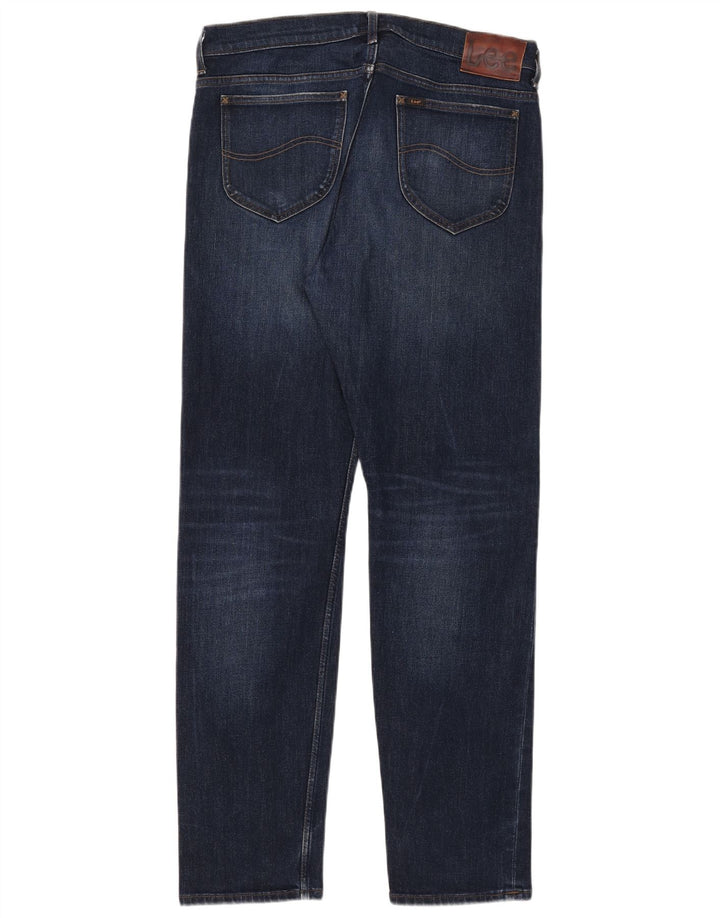 Jeans slim da uomo Lee Rider W34 L34 cotone blu