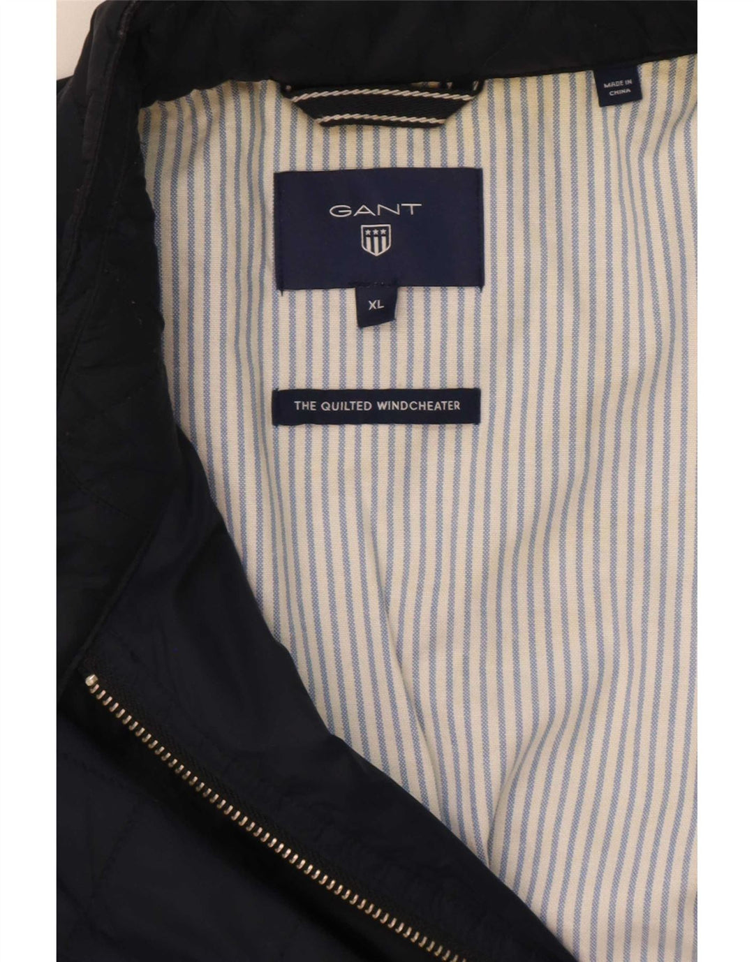 Giacca trapuntata da uomo Gant UK 42 XL blu navy in poliammide