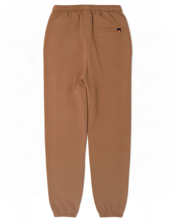 Ellesse Womens Tracksuit Trousers Joggers UK 12 Medium Brown Cotton