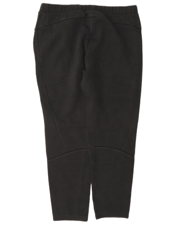 Pantaloni della tuta da donna Puma UK 14 Large Nero Cotone